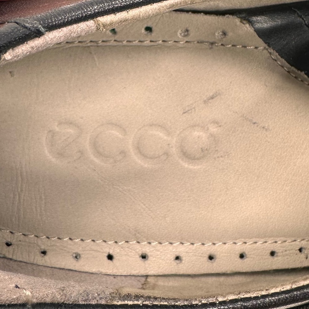 Ecco Sandals Women’s Mary Jane Black Leather - Picture 12 of 14